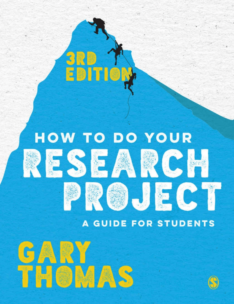 how to do your research project a guide for students