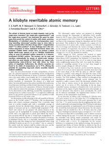 A kilobyte rewritable atomic memory