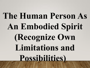 Embodied Spirit Philosophy