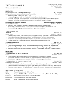 WSO Undergrad Resume Template