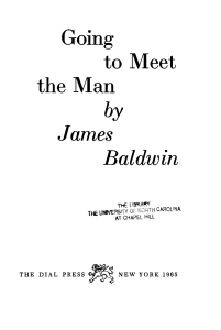 going to meet the man by james baldwin