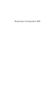 Business Computers 365 Textbook