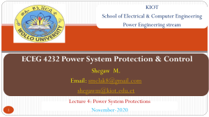Lec 4 & 5 -  power system protection