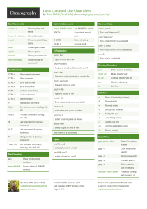 Linux Command Line Cheat Sheet