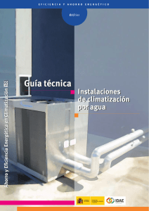 DOCUMENTO  - GUÍA TÉCNICA - INSTALACIONES DE CLIMATIZACIÓN POR AGUA - IDAE - 2012