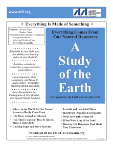 Geology - Study of the Earth part 1