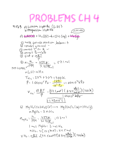 Problems Chapter 4