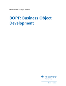 2017 - BOPF Business Object Development - Rheinwerk Publishing