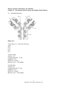 Immune System: Innate & Adaptive Defenses - Textbook Chapter