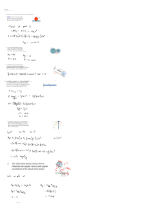 Mechanics Practice Problems: Dynamics & Rotational Motion