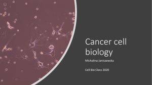 20-02-18 Cell Bio - Cancer 