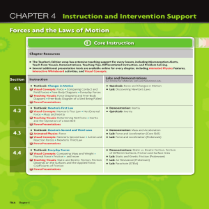 Forces and Laws of Motion: High School Physics Chapter