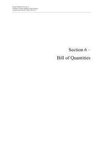 06 Section 6 - Bill of Quantities