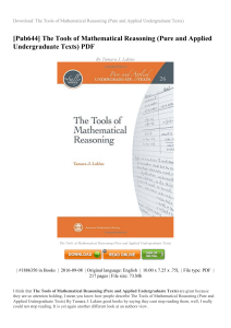download-the-tools-of-mathematical-reasoning