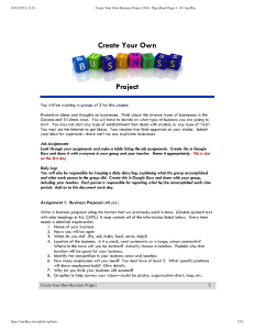 Create Your Own Business Project 2016 - Flip eBook Pages 1-18   AnyFlip