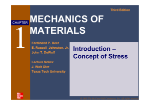 MECHANICS OF MATERIALS Third Edition Int