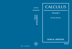 Calculus, Vol. 1  One-Variable Calculus, with an Introduction to Linear Algebra ( PDFDrive )