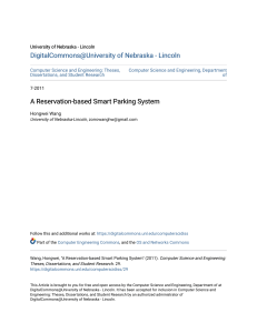 A Reservation-based Smart Parking System