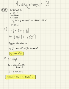 Mechanical Engineering Assignment: Stress Analysis