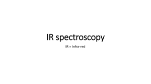 IR and FTIR spectroscopy