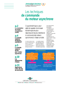 Techniques de commande moteur asynchrone