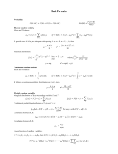 Basic Formulas Final