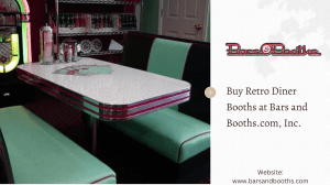 Buy Retro Diner Booths at Bars and Booths.com Inc.