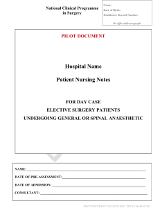 Hospital Name Patient Notes