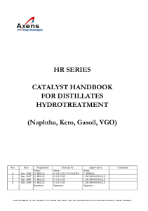 Catalyst handbook série HR