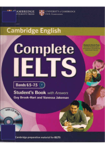 Complete IELTS Bands 6.5-7.5 Student's Book