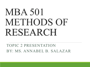 MBA-501-METHODS-OF-RESEARCH-PRESENTATION