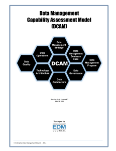 EDMC DCAM - WORKING DRAFT VERSION 0.7