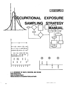 NIOSH Occupational Exposure Sampling Strategy 