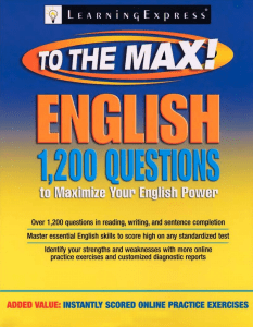 English to the Max  1,200 Questions That Will Maximize Your English Power   ( PDFDrive )