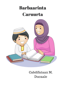 @somalibooks Barbaarinta Caruurta -chapter 12