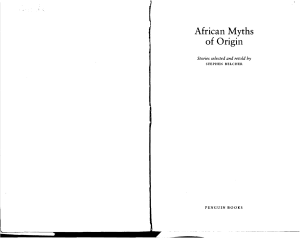 African Myths of Origin-1