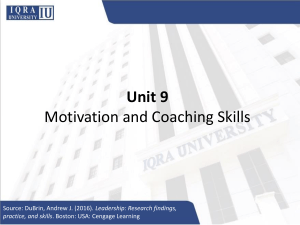 Unit 9 Motivation and Coaching Skills (4) (2) (2) (1)