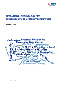 OT Cybersecurity Competency Framework V5