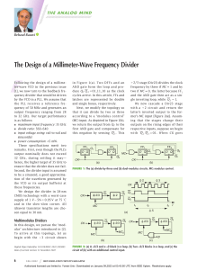 The Design of a Millimeter-Wave Frequency Divider The Analog Mind