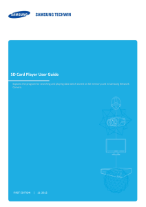 SDCard Player User Guide v1.00 20121121