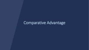 Comparative Advantage: Economics Presentation