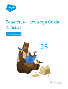 salesforce knowledge implementation guide