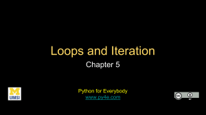 Pythonlearn-05-Iterations