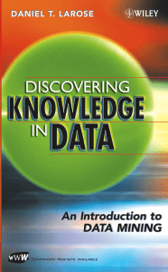 2005 Discovering Knowledge in Data