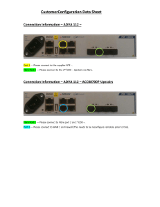 2x ADVA 112 Ethernet Data Sheet New