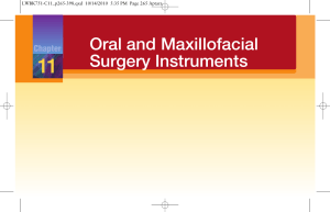 Oral and Maxillofacial Surgery Instruments