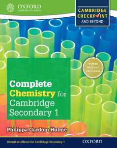 Complete Chemistry Textbook For Cambridge Lower Secondary 1