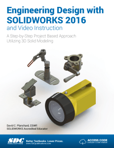 SOLIDWORKS 2016 Engineering Design Textbook