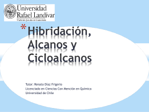2-Hibridación, Alcanos y Cicloalcanos