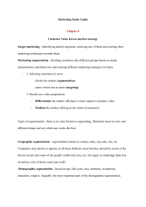 marketing study guide (chapter 6-11)